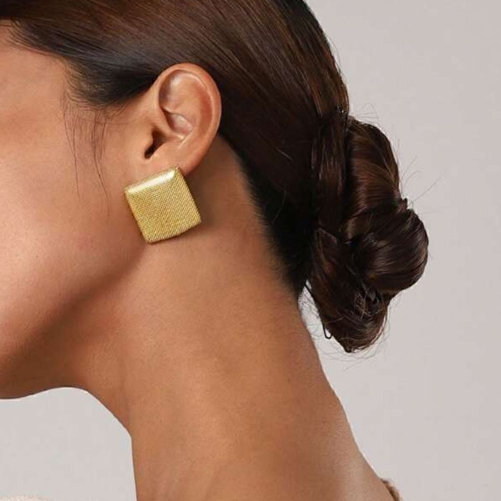 Square earrings N468